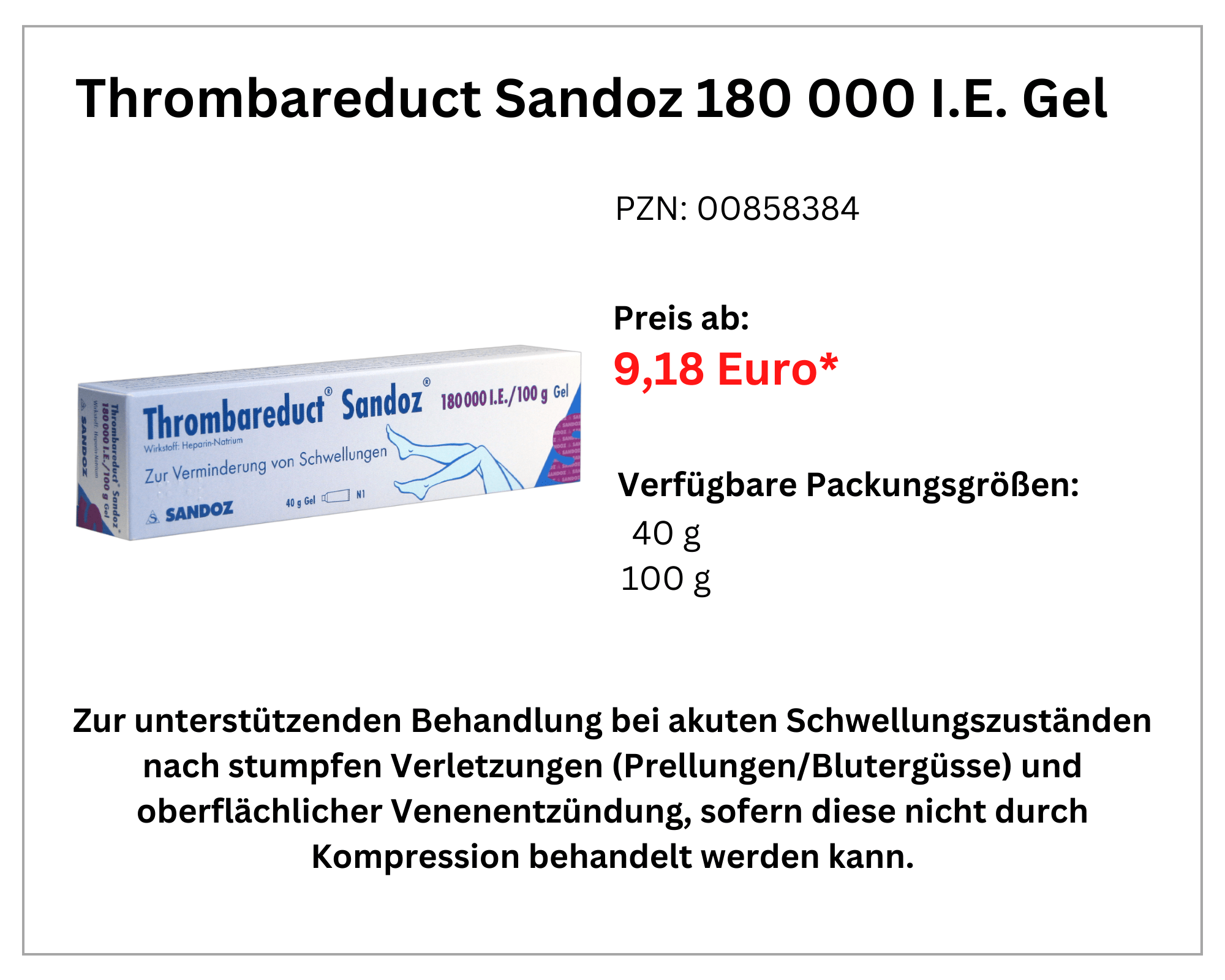  Thrombareduct Sandoz 180.000 I.E. width=
